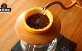 Can orange peel be used to make coffee? How to make an orange filter cup? Is citrus peel good with special hand-brewed?