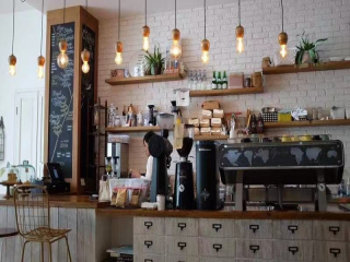 The swot who runs a coffee shop analyzes what and how much money is needed to open a coffee shop.