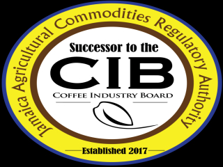 What's on the barrel of Blue Mountain Coffee beans?