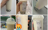 The hanging wall disappeared?! Black sugar Bobo milk tea has 