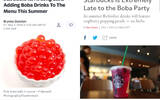 Starbucks launches Boba and offers its new Refreshers summer ice drink