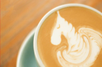 How does the latte pull out the unicorn pattern? Come to get for a little trick to improve the flower pull!
