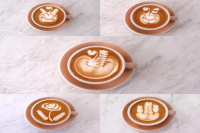 The Historical Origin of Coffee drawing Story the development and change of latte flower drawing art