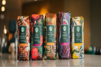 Starbucks 13 regular coffee beans new packaging! Starbucks Coffee Room CT has a new story to tell!