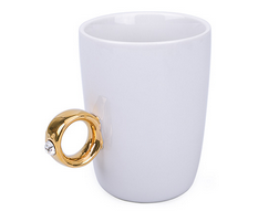 Dutch INVOTIS Gold Ring Coffee Cup