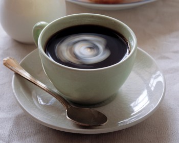 What is the ingredient of cream commonly used in black coffee?