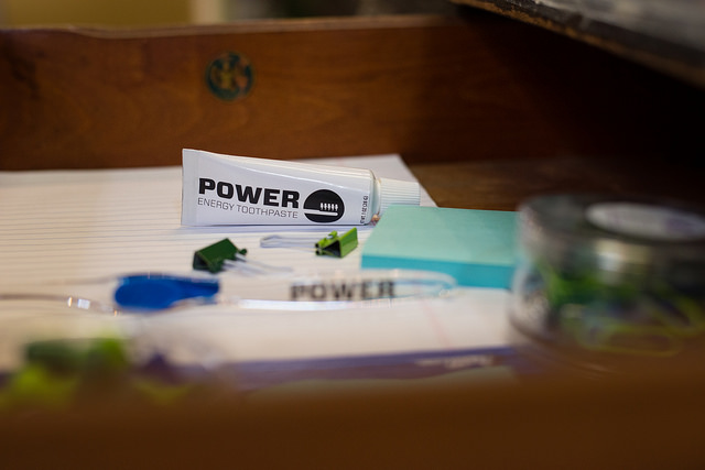 Power Energy Toothpaste A caffeinated toothpaste helps you save coffee time