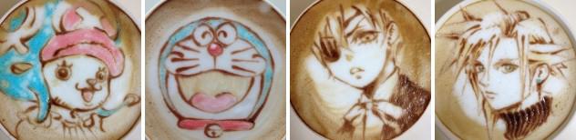 Put the second dimension into a cup, the art of coffee design that animators never want to miss.