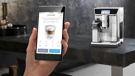 De Longhi PrimaDonna Elite Intelligent Coffee Machine controls Coffee Machine through App