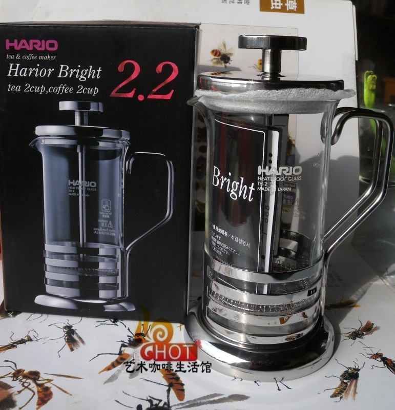 Coffee brewing utensils HARIO brand introduction: hario pressure pot coffee pot glass stainless steel pressure pot