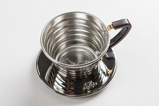 Coffee brewing utensils Tiamo brand introduction: Tiamo stainless steel K hand brewing coffee filter cup