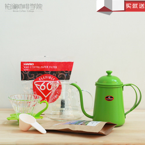 Coffee brewing utensils Tiamo brand introduction: Tiamo color hand pot cloud sharing pot v01