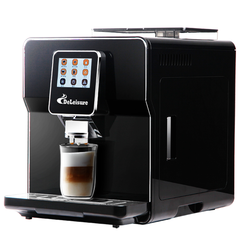 Coffee maker Delong brand: Deyi DE-320 one-button touch screen household commercial Italian automatic coffee machine