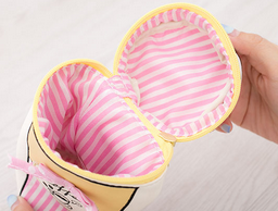 Japan Paquet du Cadeau three-dimensional powder cute coffee cup small bucket bag