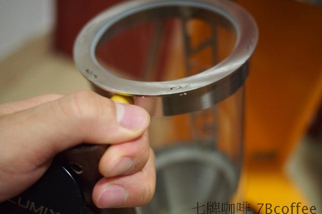 Coffee roaster accessories: coffee machine roaster cup hot pneumatic roaster heat-proof handle type