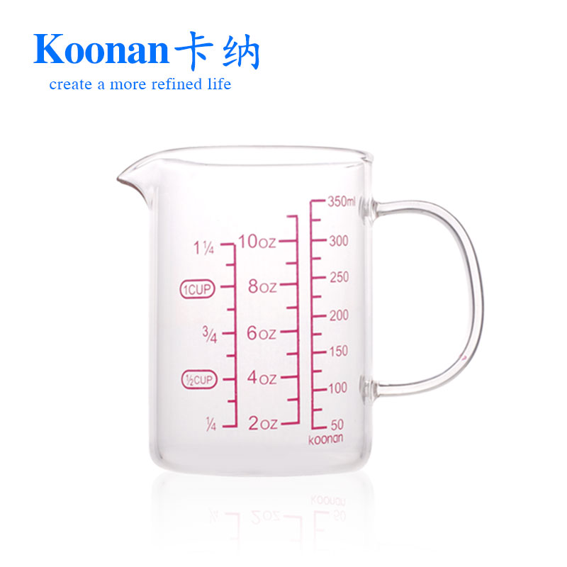 Koonankana brand: glass cups, measuring cups, milk cups, 350ml coffee, lacquered cups, milk cups