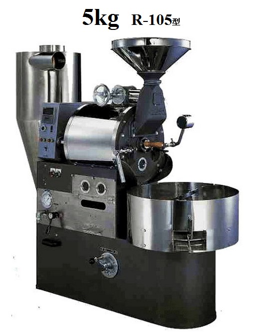 Introduction of operation skills and matters needing attention of Rmur105 5KG for coffee bean roaster of Fuji Royal Brand in Japan