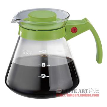 TIAMO utensils brand: introduction to the operation of hand-brewing coffee containers in glass coffee pots