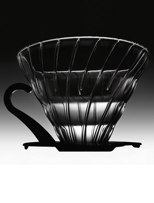 Japan HARIO V60 glass filter cup rotary screw coffee special coffee filter cup 02