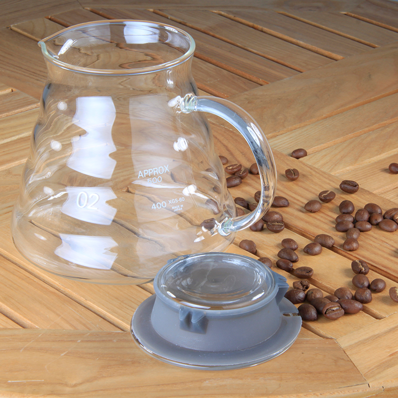Hario hand-brewed coffee sharing pot imported pot cloud pot heat-resistant glass pot hand-brewed coffee operation technology