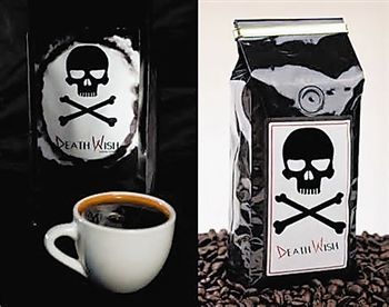 Death wish coffee (Death Wish) Arabica coffee beans are the strongest in the world.