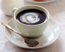 A cup of coffee is good for activating blood vessels.