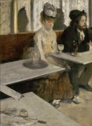 Degas painting Cafe