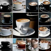 Delicious fancy coffee photography