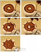 Whirlpool latte pull Coffee Scrollwork Latte