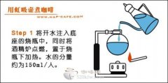 Usage of siphon kettle