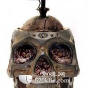 Skull style coffee grinder, tough appearance