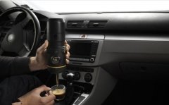 Automatic coffee machine in car