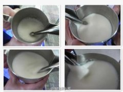 The skill of Italian machine milk foam