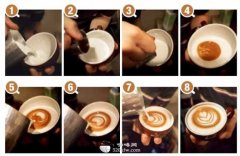 A new way of playing coffee with flowers
