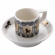 Funny design of horse-racing coffee cup