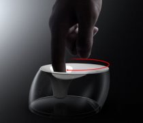 Finger Stir Coffee Cup