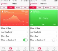 IOS8 beta3 adds caffeine tracking function to health app