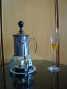 Preparation of Honey Milk layered Coffee