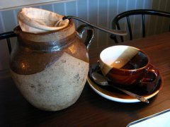 Earthen pot coffee