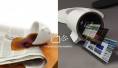 Creative holographic coffee cups that can see everything