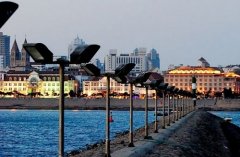 Find a coffee shop with 360 degrees view of the sea in Qingdao