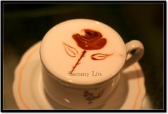 Sammy Lin Coffee pull works: rose Hot Qiao