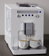 What are the steps of CAFFEO- C1 comprehensive descaling procedure for Merlot automatic coffee machine?