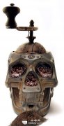 Skull style coffee grinder, strong appearance, high art design, coffee control is worth having!