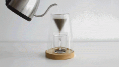 The design of the coffee product MANUAL is very clean and simple.