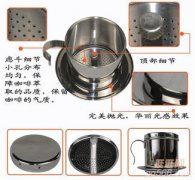 Coffee utensils for simple coffee brewing Percolator drip filter