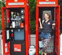 Coffee Information British red telephone booths gradually converted into coffee houses