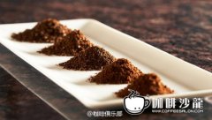 Technical extraction method for brewing Coffee the suitable grinding degree of coffee powder