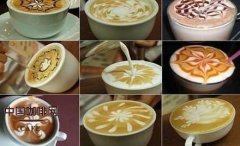 The cappuccino coffee flower is the most beautiful cup of coffee.