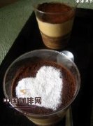 Raw materials and methods of making mocha coffee mousse for coffee cakes and cakes